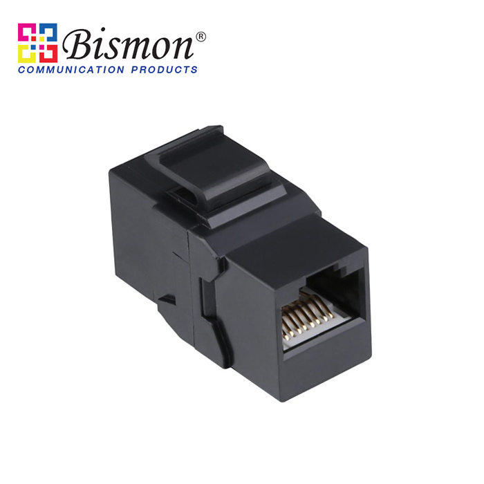 Cat.5e Panel Mounted Snap-In Inline Coupler (ตัวเมีย สำหรับ แผงจัดสายแบบเปล่า)